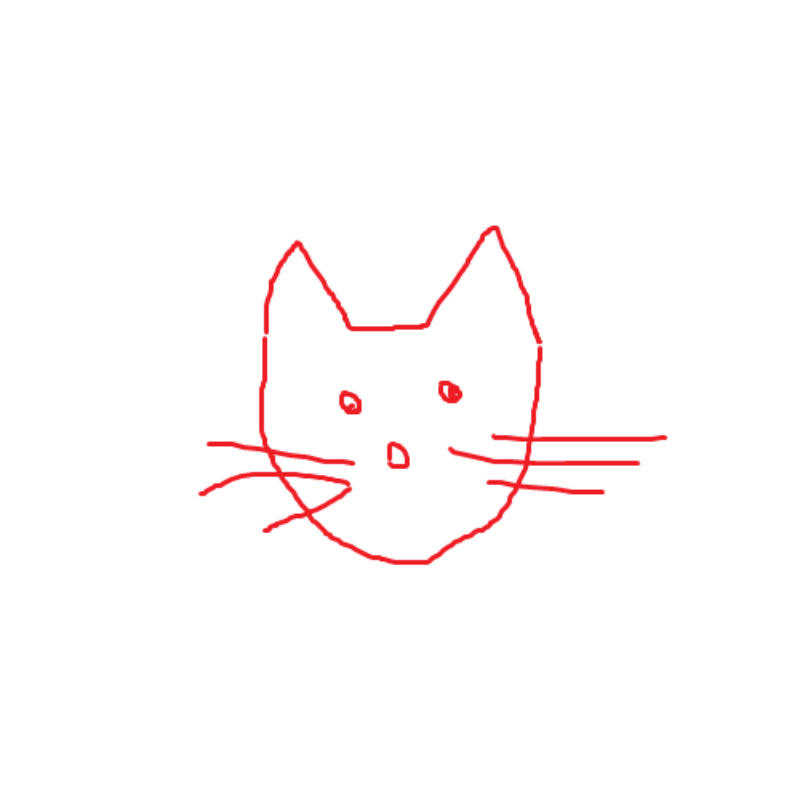 Katze aus Speckstein in verschiedenen Farben - rot