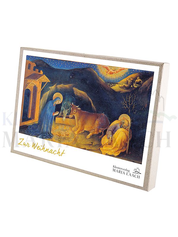 Foto: Zur Weihnacht, 3 x 2 Motive mit Tafelmalerei, 14,8 x 10,5 cm, in Geschenkbox