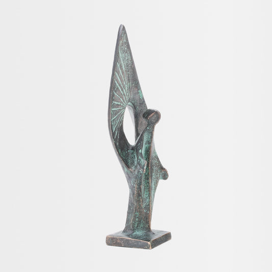 Bronze-Skulptur Laacher Jahrtausend-Engel 13 cm