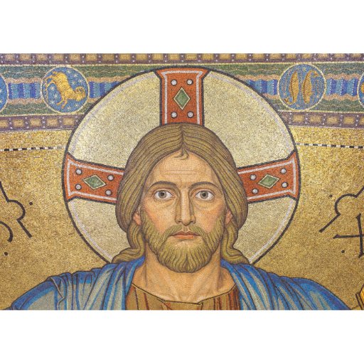 Kunst-Postkarte - Christusmosaik Maria Laach