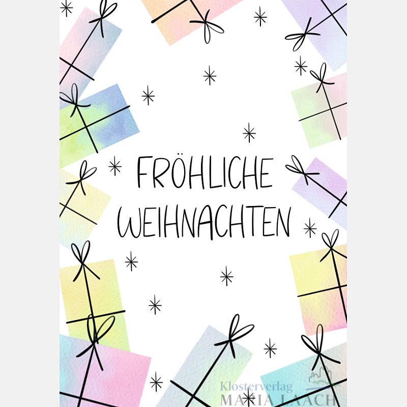 Postkarte 'Fröhliche Weihnachten'