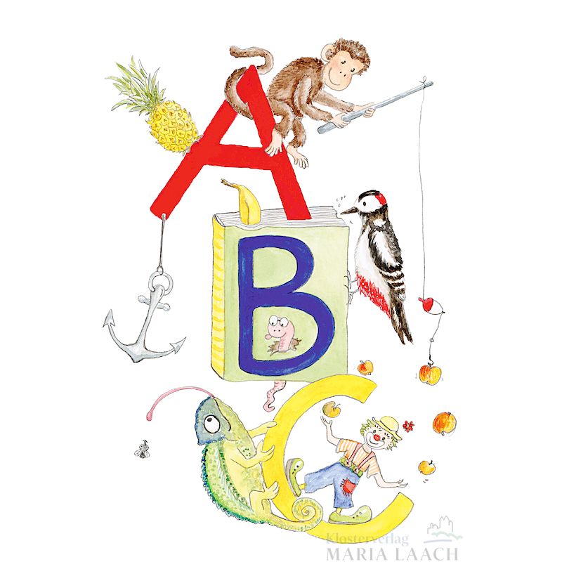 Grußkarte 'ABC'