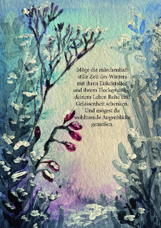 Möge die märchenhafte stille Zeit des Winters ... Winterkind