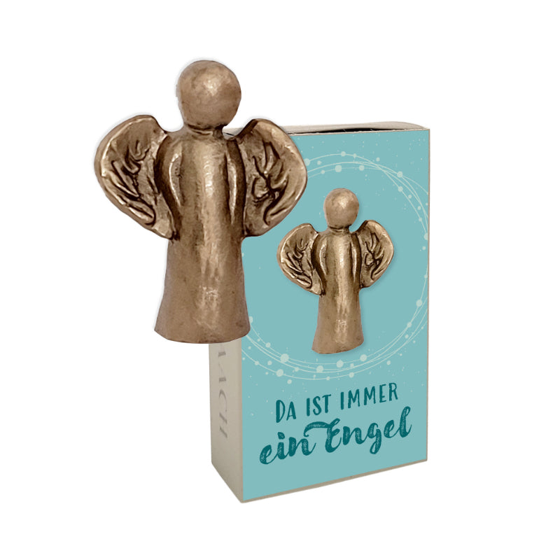 Bronze-Engel "Da ist immer ein Engel"