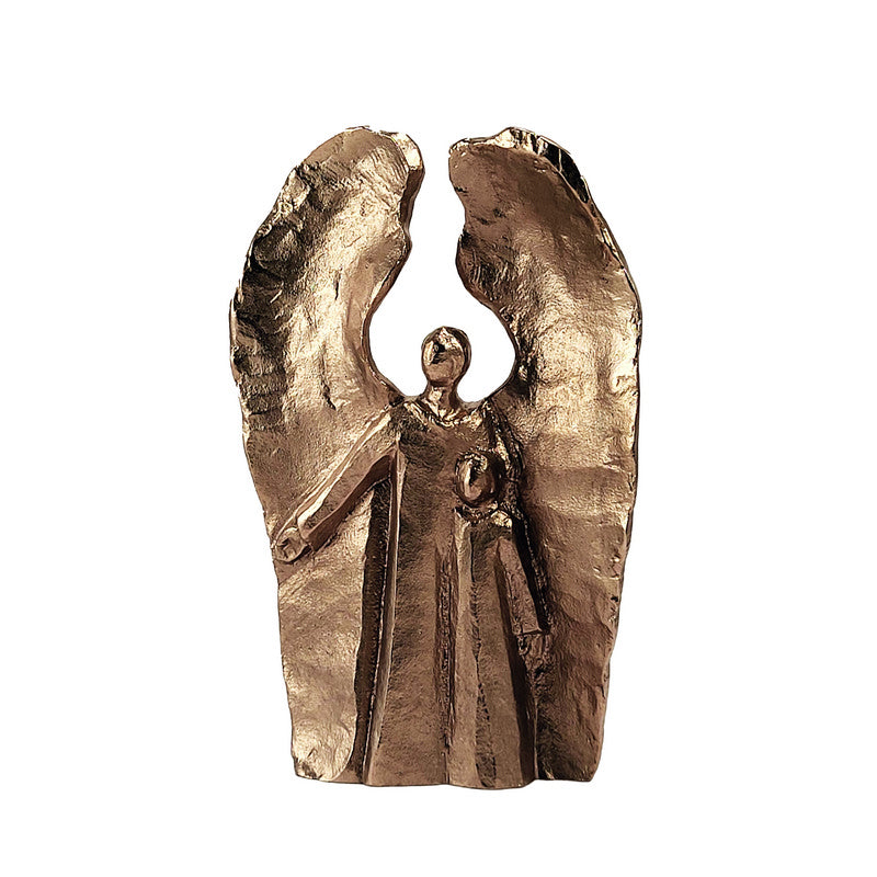 Bronzefigur "Wegbegleiter Engel"
