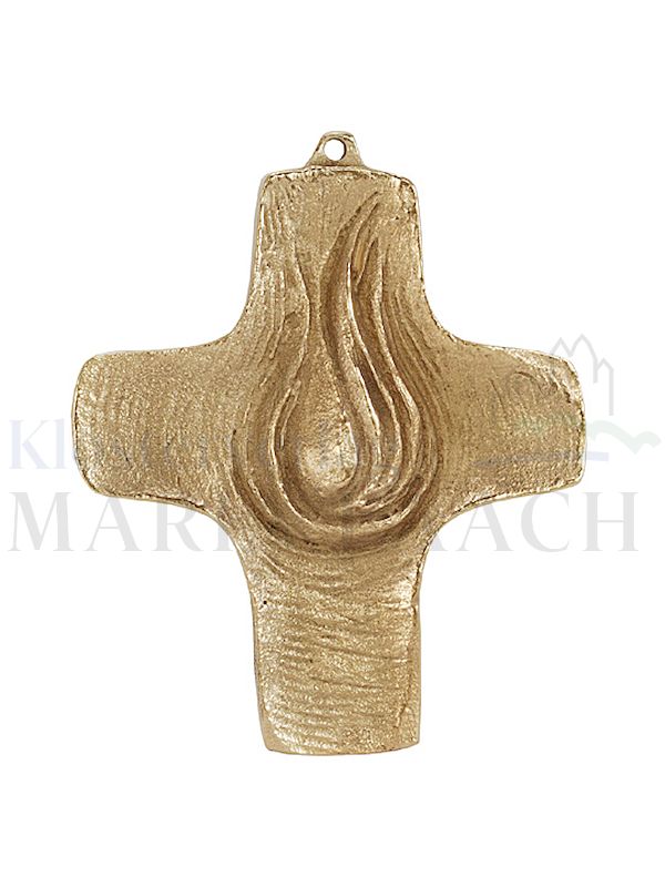 Foto: Kreuz Samenkorn / Flamme, 8,9 x 7,2 cm
