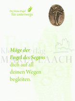 Foto: Mini-Plakette Engel des Segens, auf Kärtchen, 11,5 x 8 cm