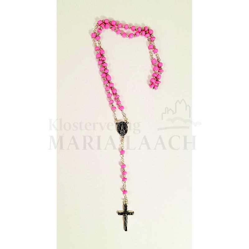 Rosenkranz kleine rosa Perlen