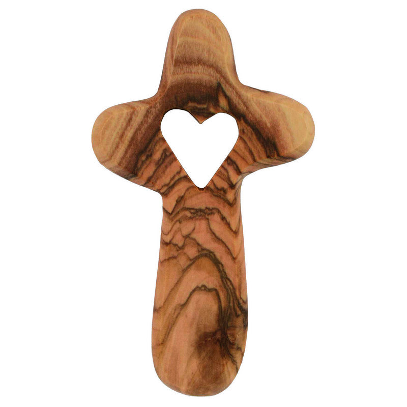Foto: Handkreuz mit Herz, 9 x 4 cm, VE5 Stück