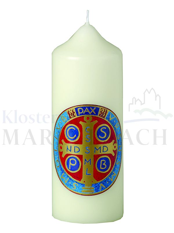 Foto: Kerze Benedictuskreuz, 165/60 mm