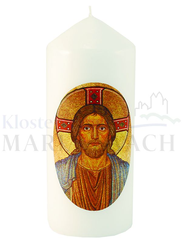 Foto: Kerze Pantokrator Maria Laach, 120/50 mm