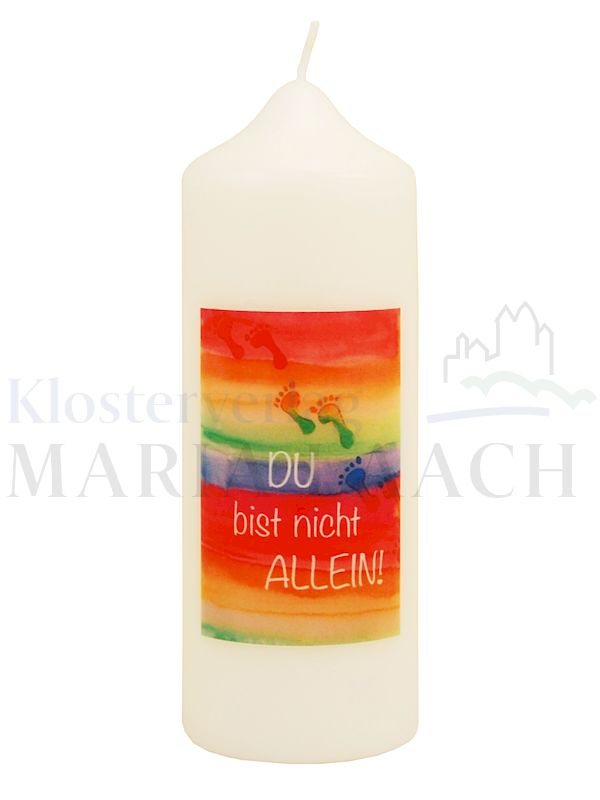 Foto: Kerze Du bist nicht allein!, 165/60 mm