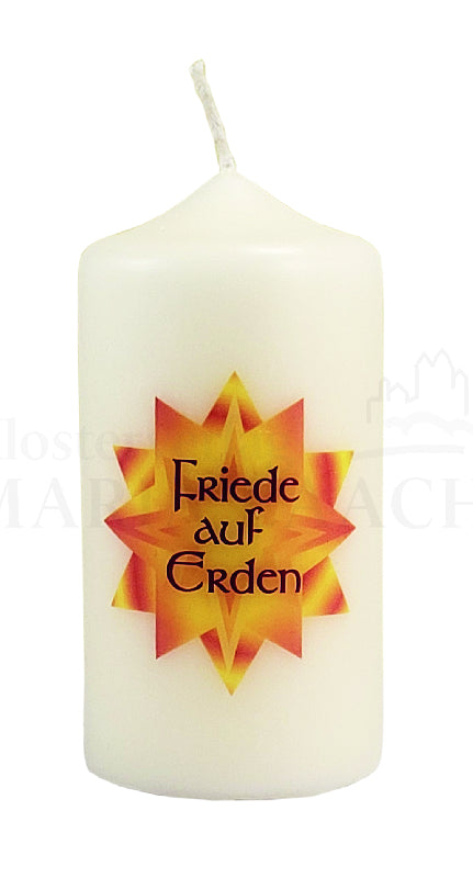 Kerze Frieden auf Erden