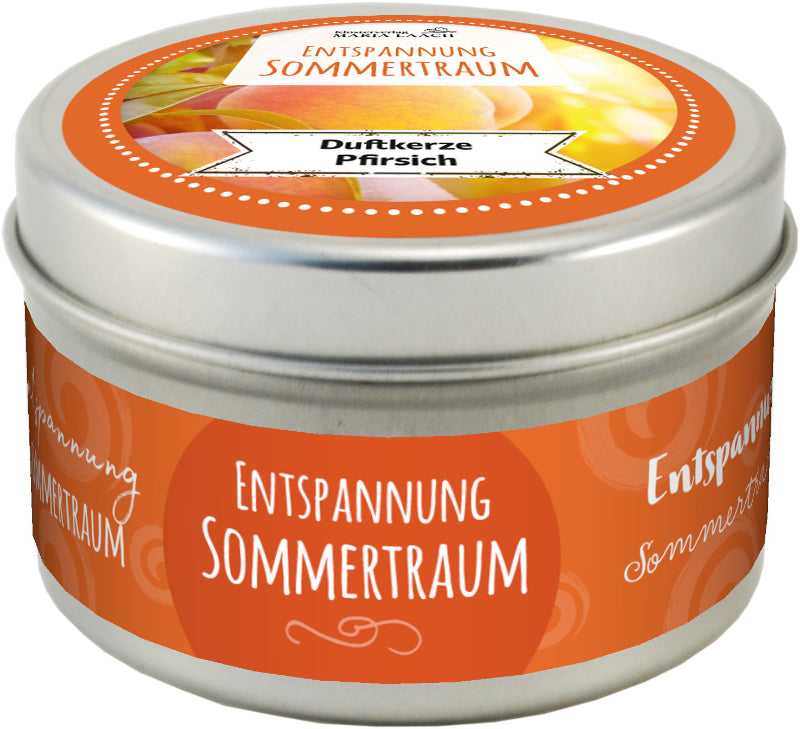 Dosenkerze Sommertraum - Duft: Kaffeepause