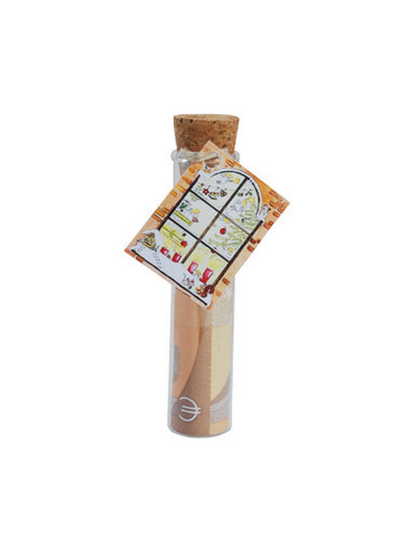 Foto: VE 6, Gläschen für Geldgeschenke mit Anhänger Weihnachtsfenster, Ø 2 x 11 cm