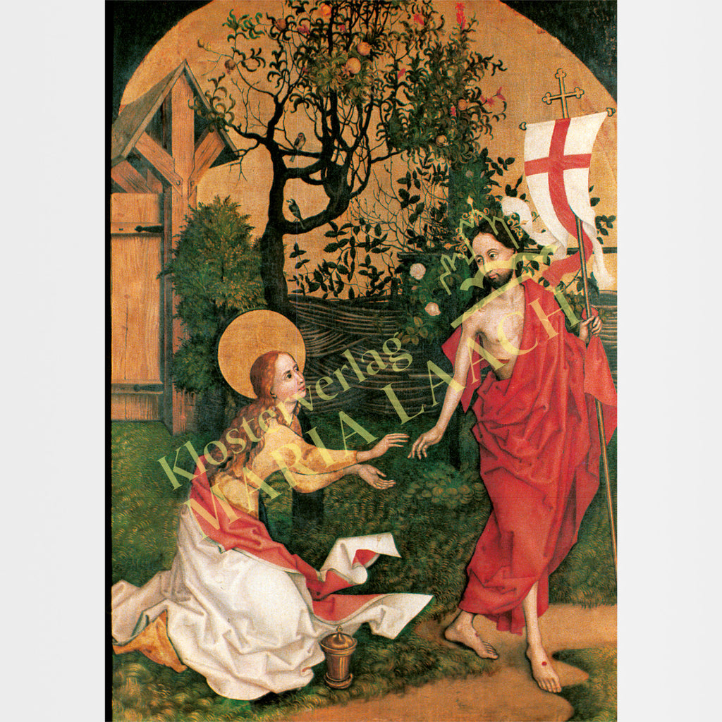 Kunst-Postkarte „Christus erscheint Maria Magdalena"