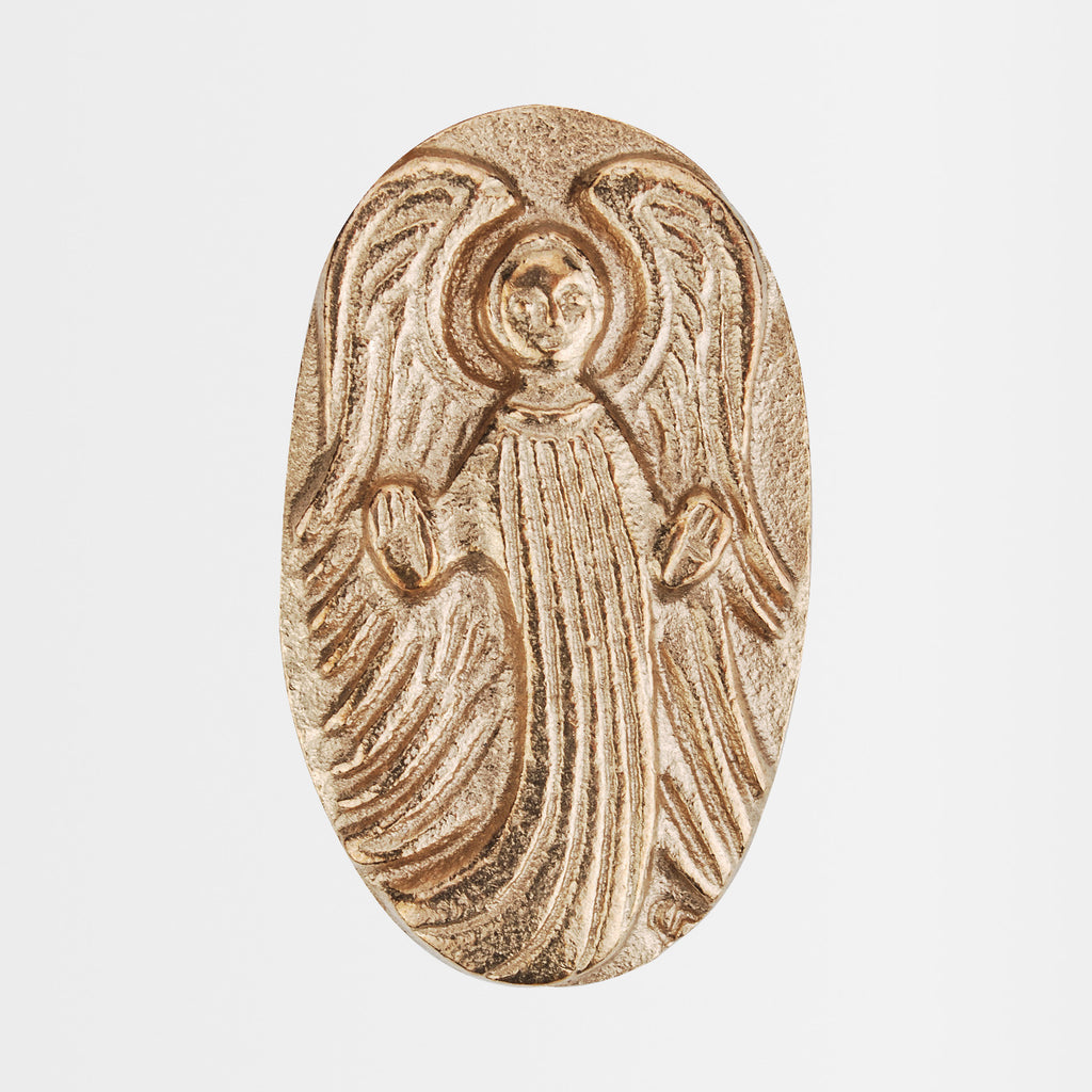 Bronze-Handschmeichler „Manchmal brauchst du einen Engel", in Geschenkschachtel