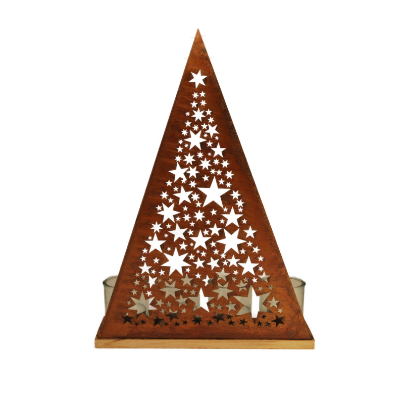 Adventsdeko aus Metall - Weihnachtsbaum