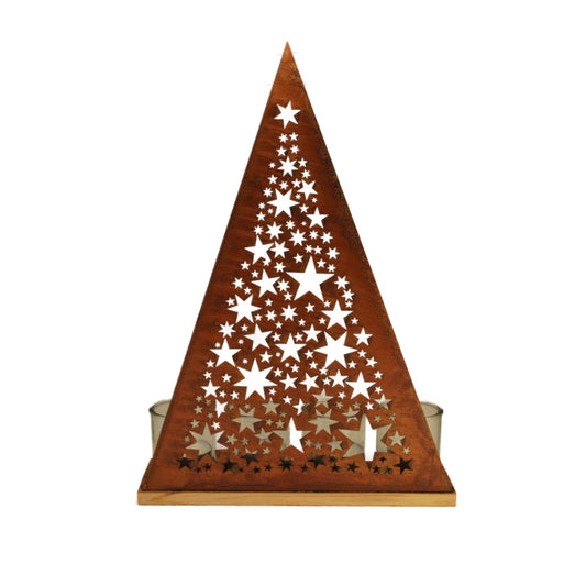 Adventsdeko aus Metall - Weihnachtsbaum