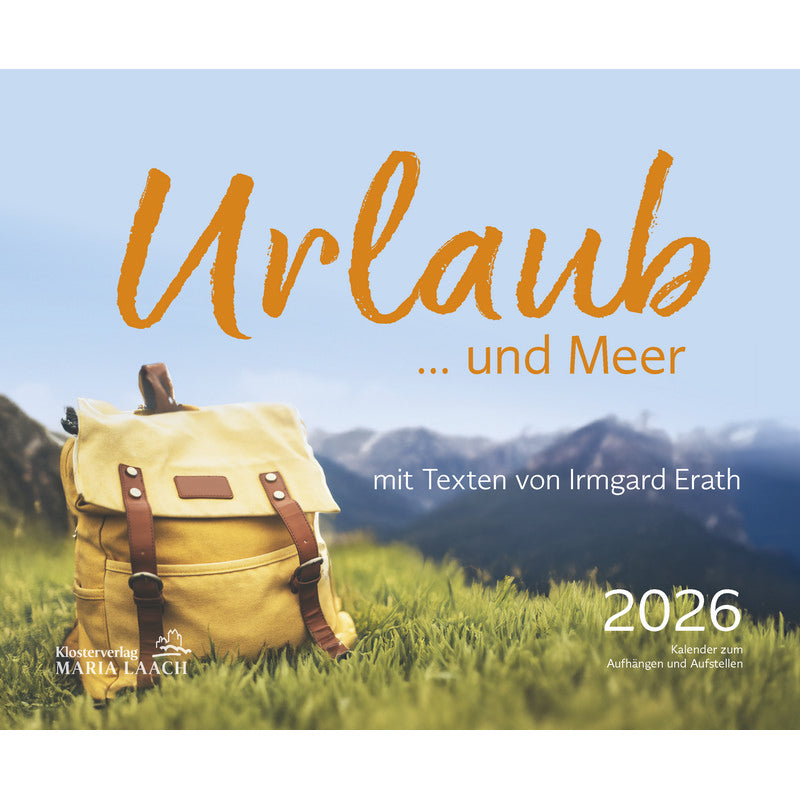 Foto: Kalender Urlaub... und Meer 2026, 22 x 18 cm