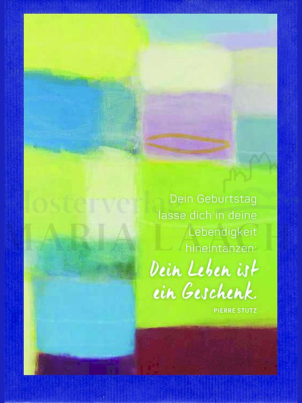 Foto: Zum Geburtstag, Panka Chirer-Geyer und Pierre Stutz, 3 x 2 versch. Motive, 17 x 12 cm, in Geschenkbox
