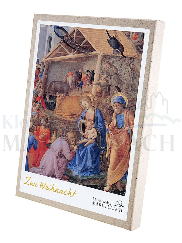 Foto: Zur Weihnacht, Tafelmalerei, 3 x 2 versch. Motive, 14,8 x 10,5 cm, in Geschenkbox