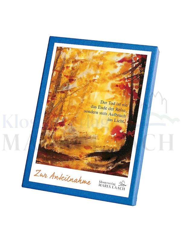 Foto: Zur Anteilnahme, 6 versch. Motive, 14,8 x 10,5 cm, in Geschenkbox