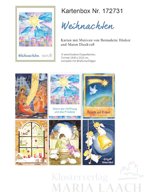 Foto: Kartenbox Weihnachten, 6 Motive, 14,8 x 10,5 cm, in Geschenkbox