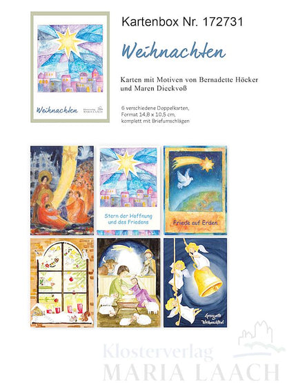 Foto: Kartenbox Weihnachten, 6 Motive, 14,8 x 10,5 cm, in Geschenkbox