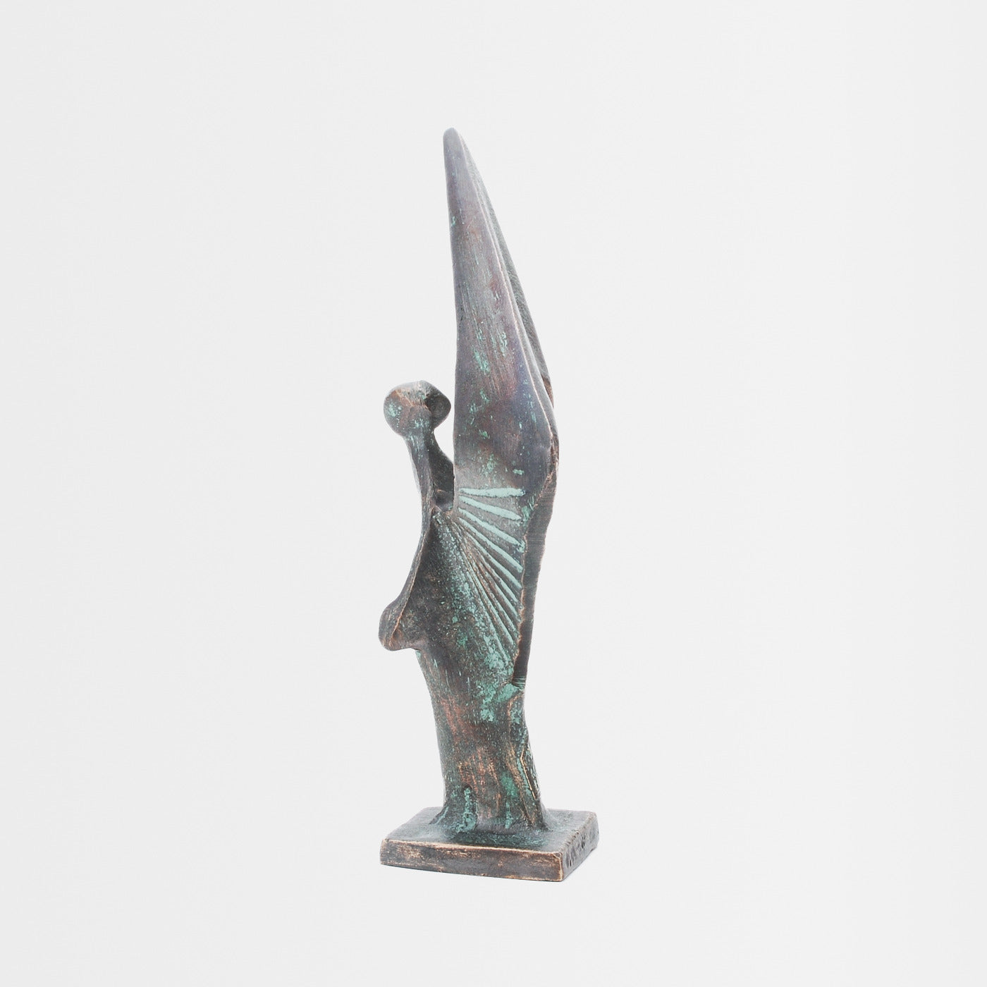 Bronze-Skulptur Laacher Jahrtausend-Engel 13 cm