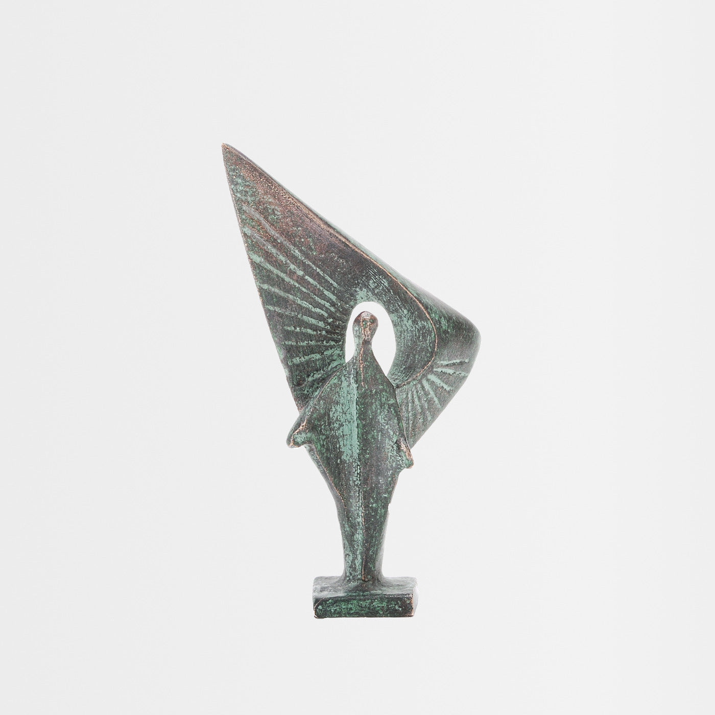 Bronze-Skulptur Laacher Jahrtausend-Engel 8 cm