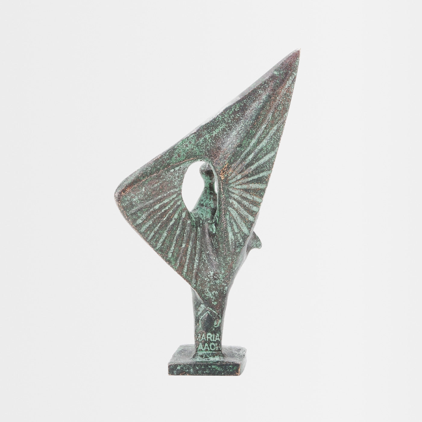Bronze-Skulptur Laacher Jahrtausend-Engel 8 cm