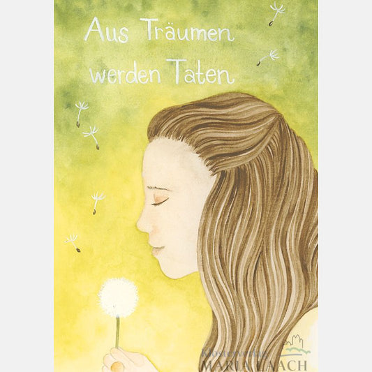 Postkarte "Aus Träumen werden Taten"
