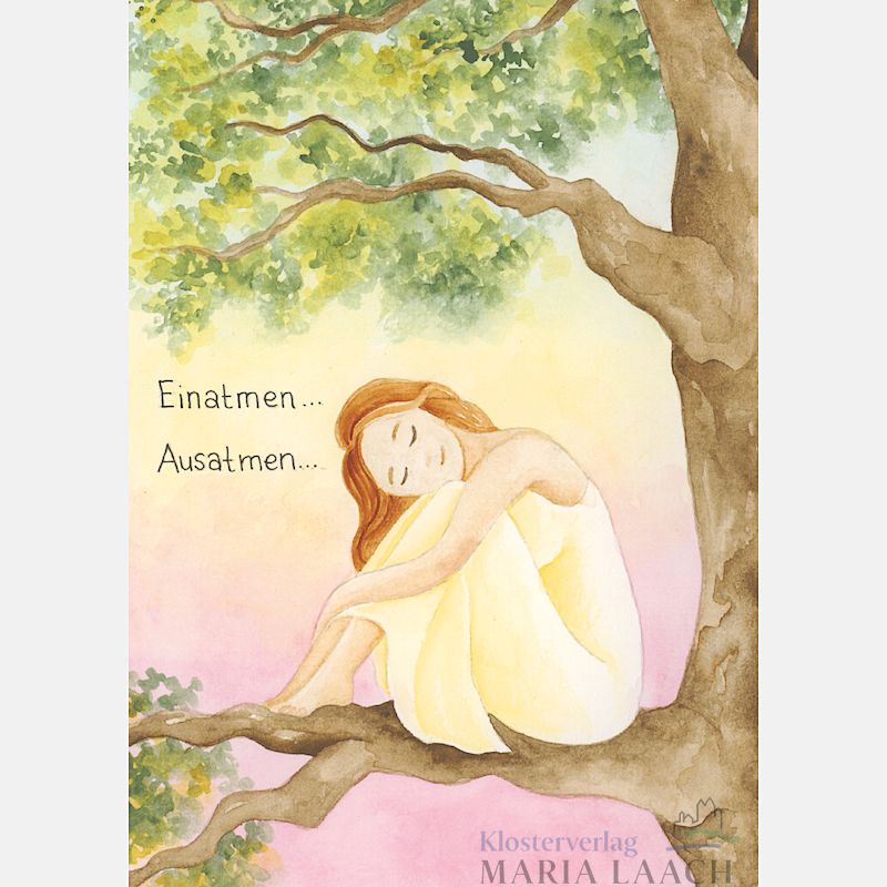 Postkarte "Einatmen... Ausatmen…"