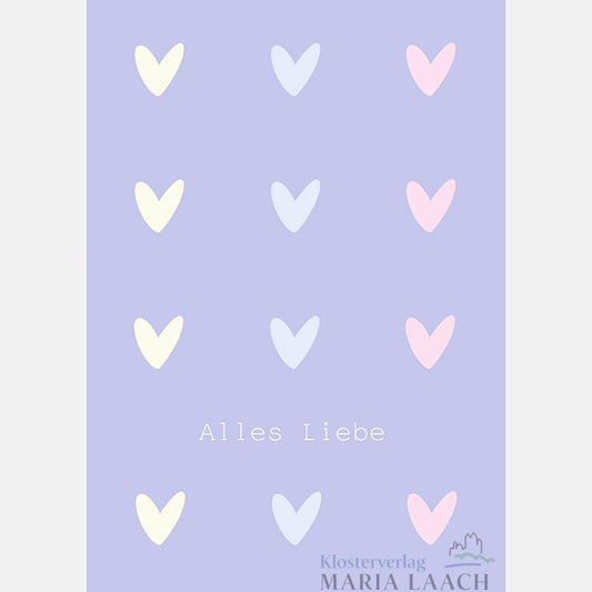 Postkarte "Alles Liebe"