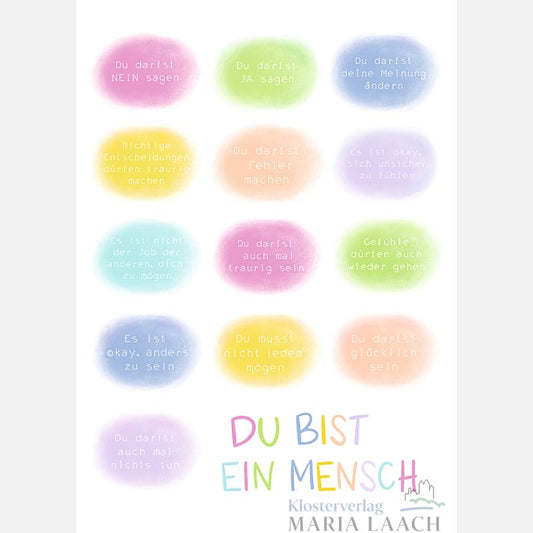 Postkarte "Du bist ein Mensch"
