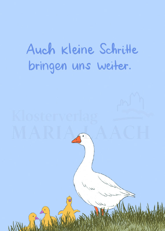 Auch kleine Schritte bringen uns weiter