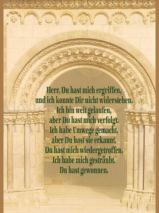 Foto: Herr, Du hast mich ergriffen ...
