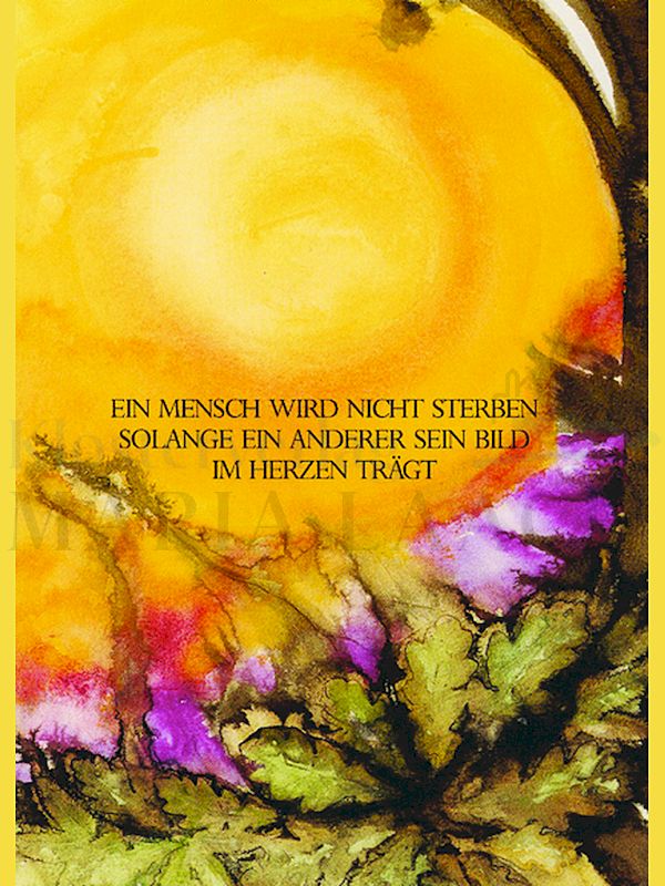 Foto: Aquarell Marlene Zerbe Ein Mensch wird