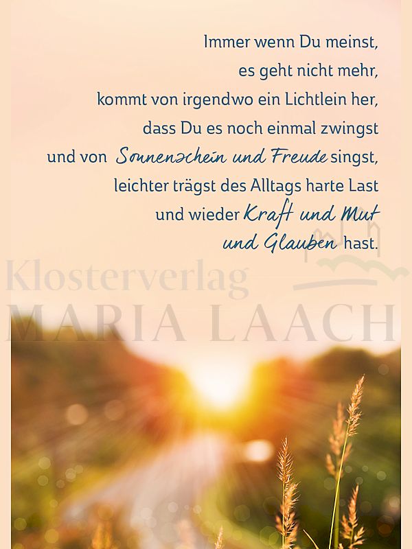 Foto: Immer wenn Du denkst es geht nicht mehr ...