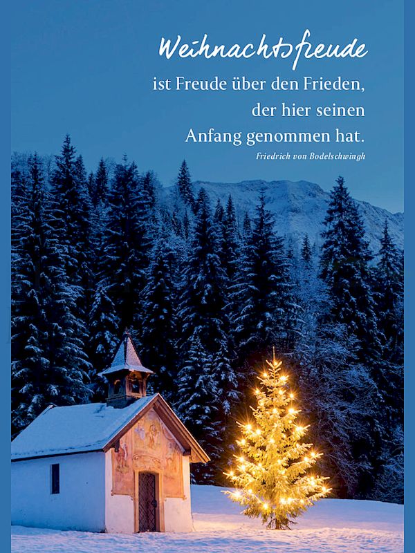 Foto: Weihnachtsfreude ist Freude über den Frieden ...
