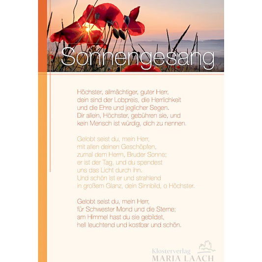 Grußkarte 'Sonnengesang'