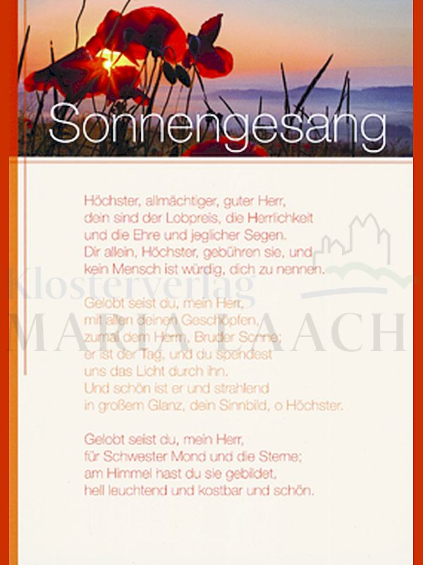 Foto: Sonnengesang