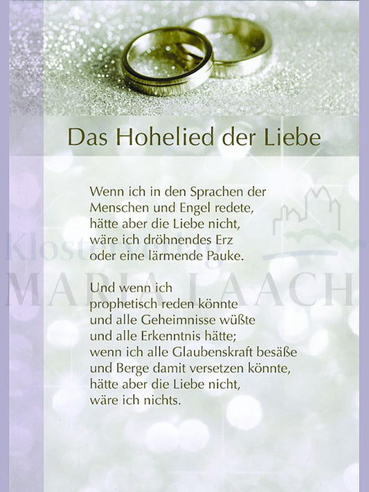 Foto: Das Hohelied der Liebe (1 Kor 13)