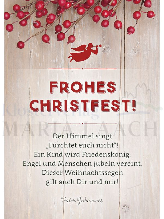 Foto: Frohe Weihnachten - Der Himmel singt ...