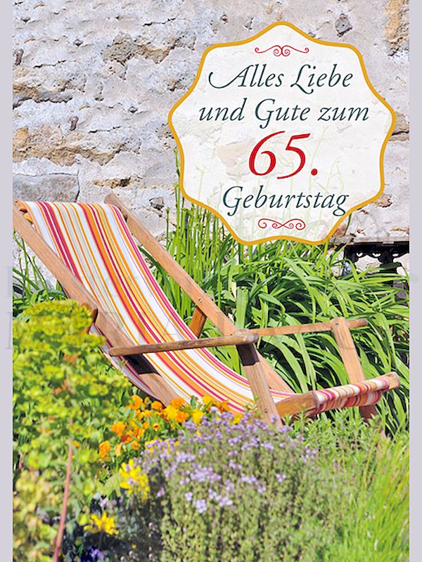 Foto: Alles Liebe und Gute zum 65. Geburtstag