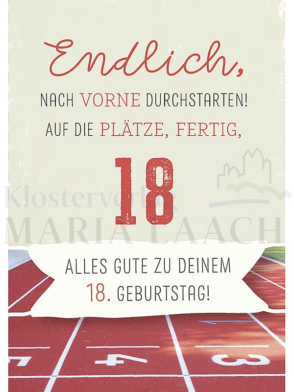 Foto: Endlich nach vorne durchstarten (18. Geburtstag)