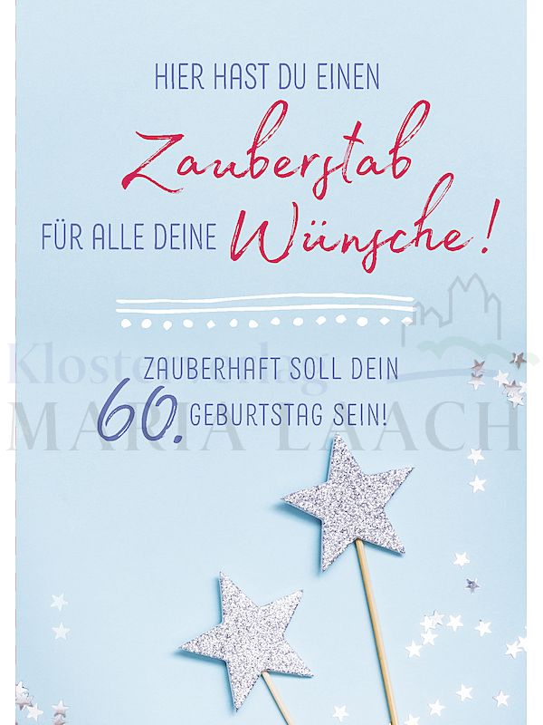 Foto: Hier hast Du einen Zauberstab (60. Geburtstag)