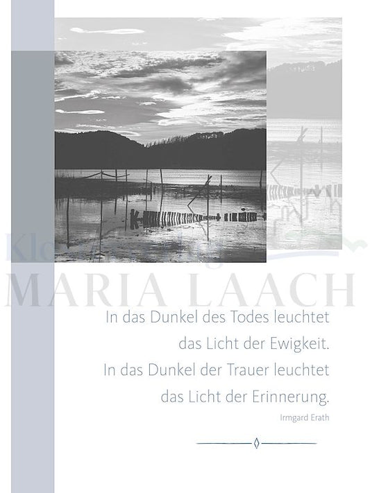 Foto: In das Dunkel des Todes leuchtet das Licht der Ewigkeit ...