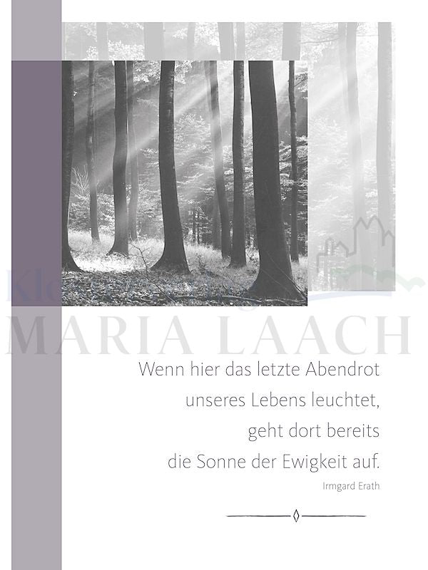Foto: Wenn hier das letzte Abendrot unseres Lebens leuchtet ...